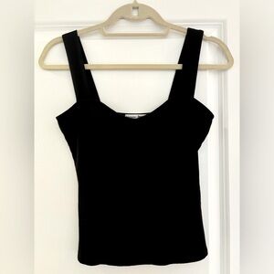 Reformation Medium Black Tank Top